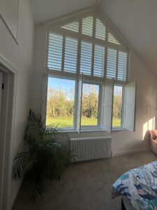 White shutters